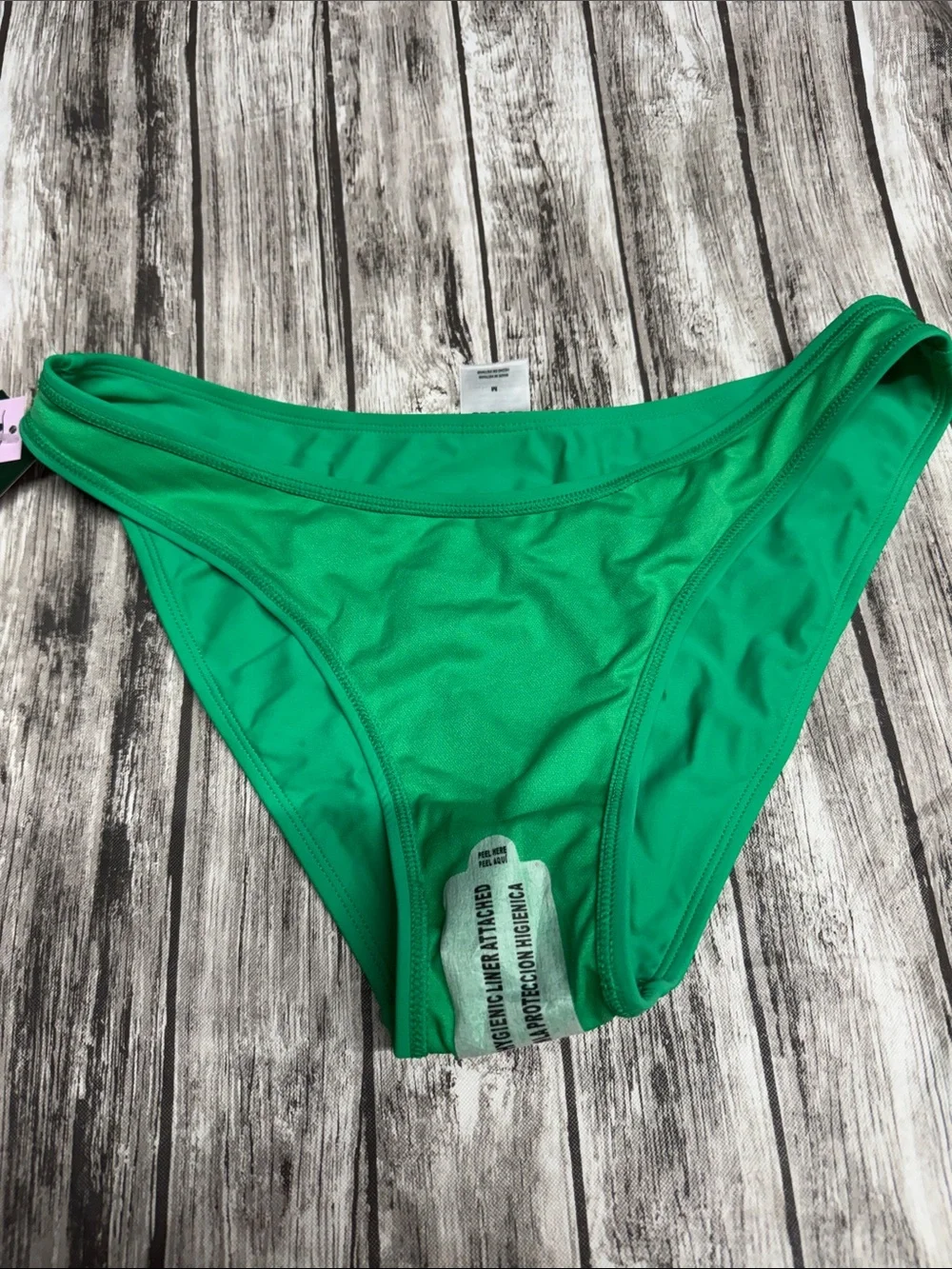 wild fable Bright Green Bikini Bottom - Hipster Cut -cheeky - high leg- low rise